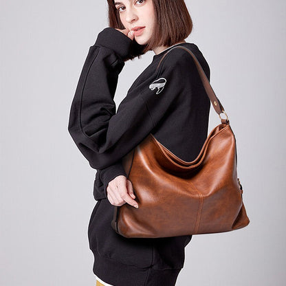 Grand sac cabas en cuir