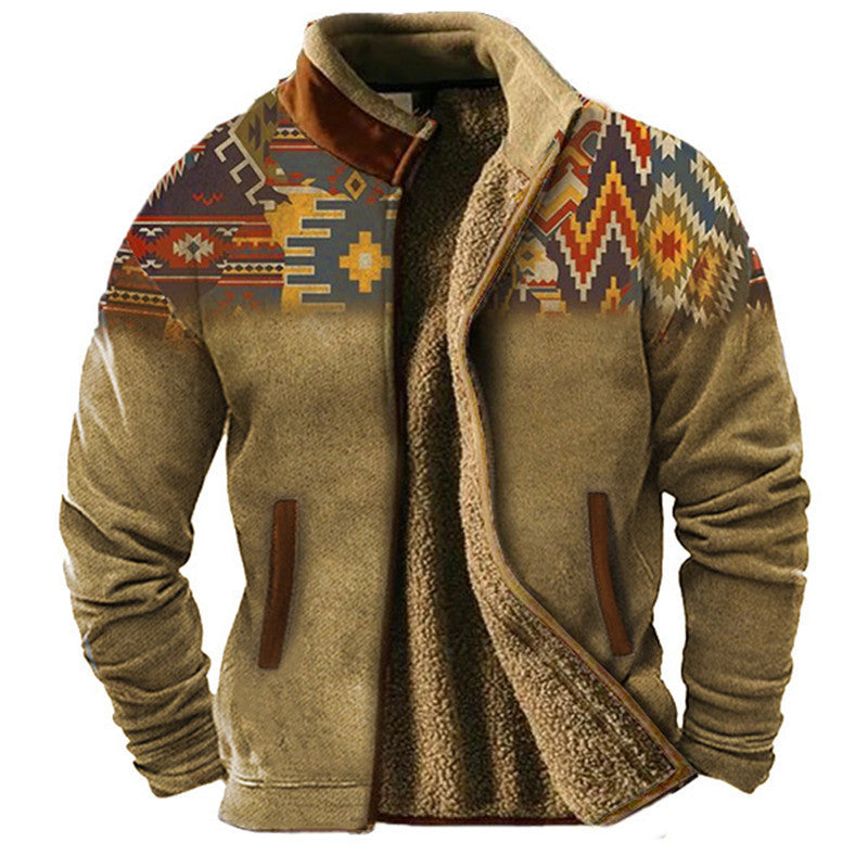 Manteau  polaire décontracté à la mode pour hommes - Molinse