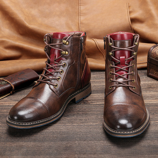 Bottines Oxford en cuir classiques pour hommes - Molinse