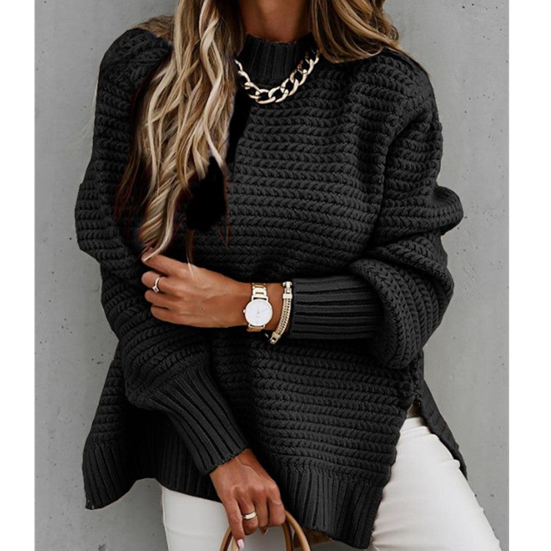 Charlotte - Pull en Maille à Fente - Molinse