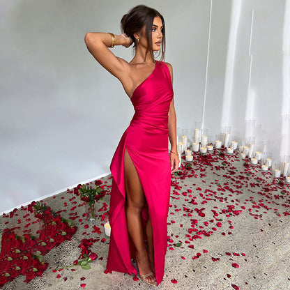 Lune™ | Robe de Soirée Asymétrique - Élégance - Molinse