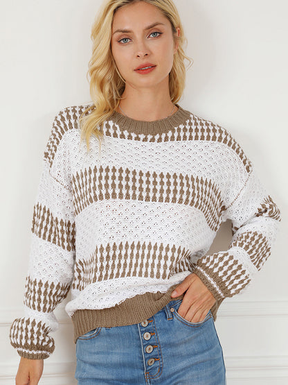 Pull Décontracté à Épaules Tombantes - Molinse