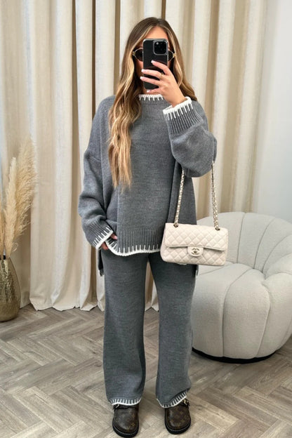 Sarah™  Ensemble en Maille Doux et Élégant - Molinse