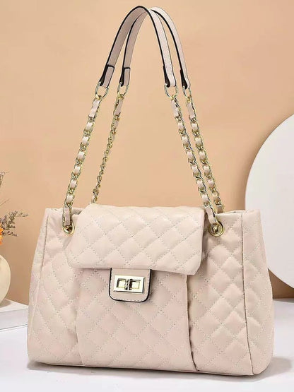 Sac messager à bandoulière avec chaîne