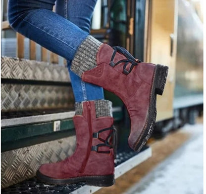 Bottes mi-hautes à talon carré - Molinse