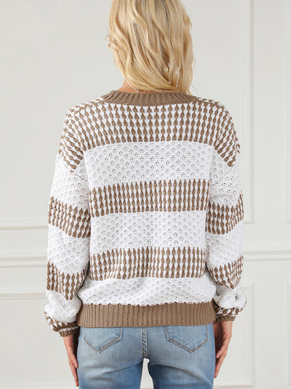 Pull Décontracté à Épaules Tombantes - Molinse