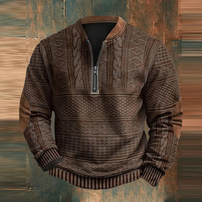 Pull zippé décontracté et élégant - Molinse